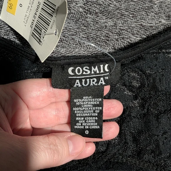 Hot Topic Black Sheer Lace Top - Picture 5 of 9